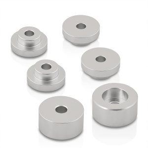 AJP Distributors Kit de bujes de soporte diferencial trasero de aluminio sólido compatible con cromo, repuesto para 240SX S13 S14 Silvia 2.4L KA24DE AJP Distributors Kit de bujes de soporte diferencial trasero de aluminio sólido compatible con cromo, repuesto para 240SX S13 S14 Silvia 2.4L KA24DE