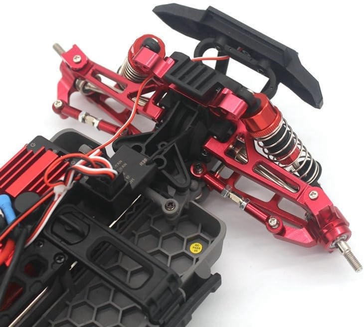 Compatible con piezas de automóvil Hyper GO RC, accesorios de actualización de metal, traje de uso vulnerable con soportes de choque, para automóvil