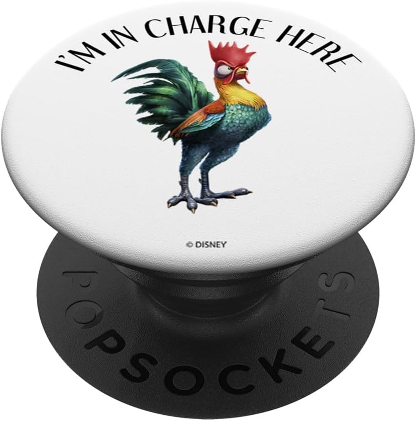 Disney Moana Hei Hei I’m In Charge Here PopSockets PopGrip agarre intercambiable para teléfonos y tabletas