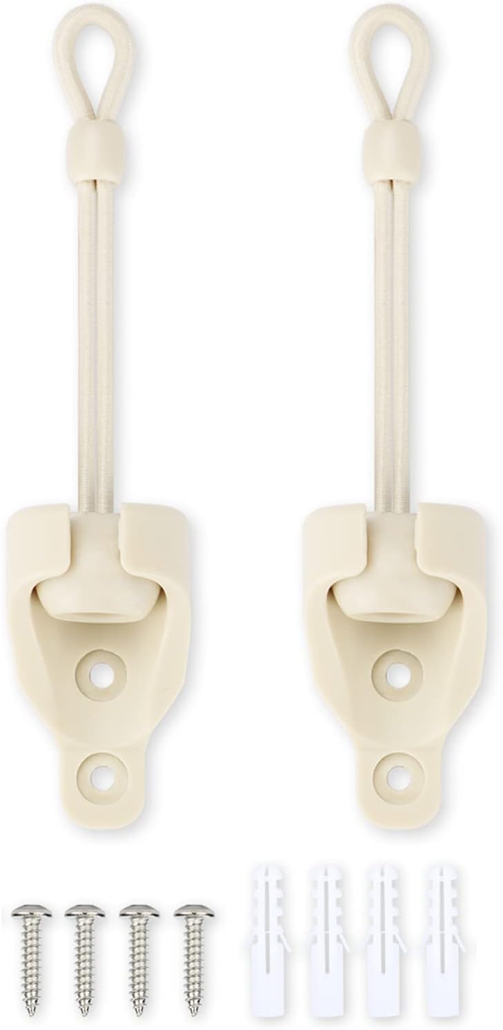 Piezas de repuesto para receptor elástico y elástico, amarres de sombra, resistencia a la intemperie, para persianas enrollables Coolaroo exterior,