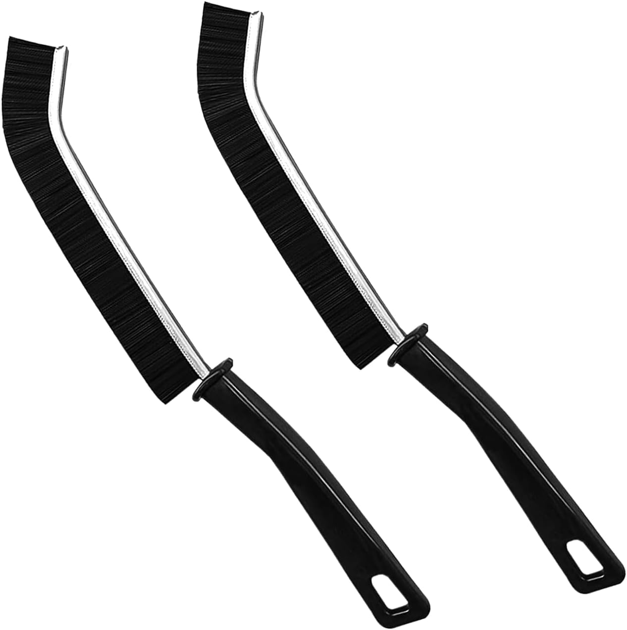 2 cepillos de limpieza de hendiduras, herramienta multifuncional de limpieza de huecos para uso doméstico, cepillo limpiador de lechada, cepillo