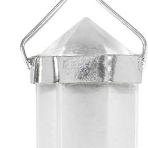 Crocon Gemstone Pencil Pendant Necklace Handmade Reiki Healing Crystal Amulet Natural Stone Jewelry for Unisex Thoughtful Gifts for Women Crocon Gemstone Pencil Pendant Necklace Handmade Reiki Healing Crystal Amulet Natural Stone Jewelry for Unisex Thoughtful Gifts for Women