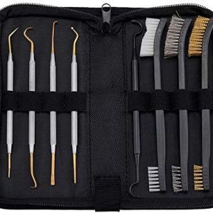 BOOSTEADY Juego de púas de armero de acero inoxidable y cepillos de doble extremo BOOSTEADY Juego de púas de armero de acero inoxidable y cepillos de doble extremo