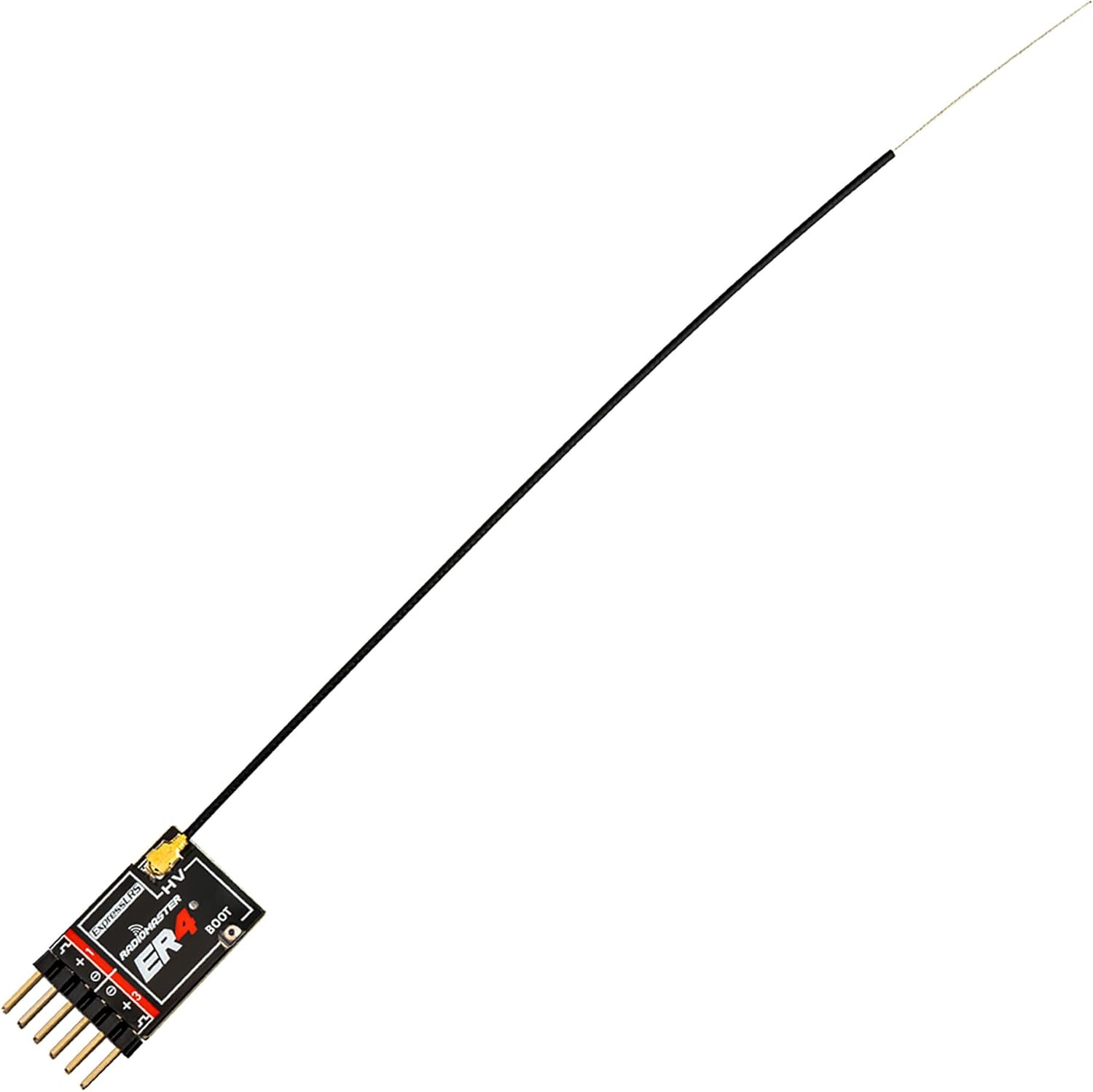 Speedybee RadioMaster ER4 ELRS PWM Receptor 2.4GHz 4Ch ExpressLRS Receptor Nano Módulo para Vehículos RC