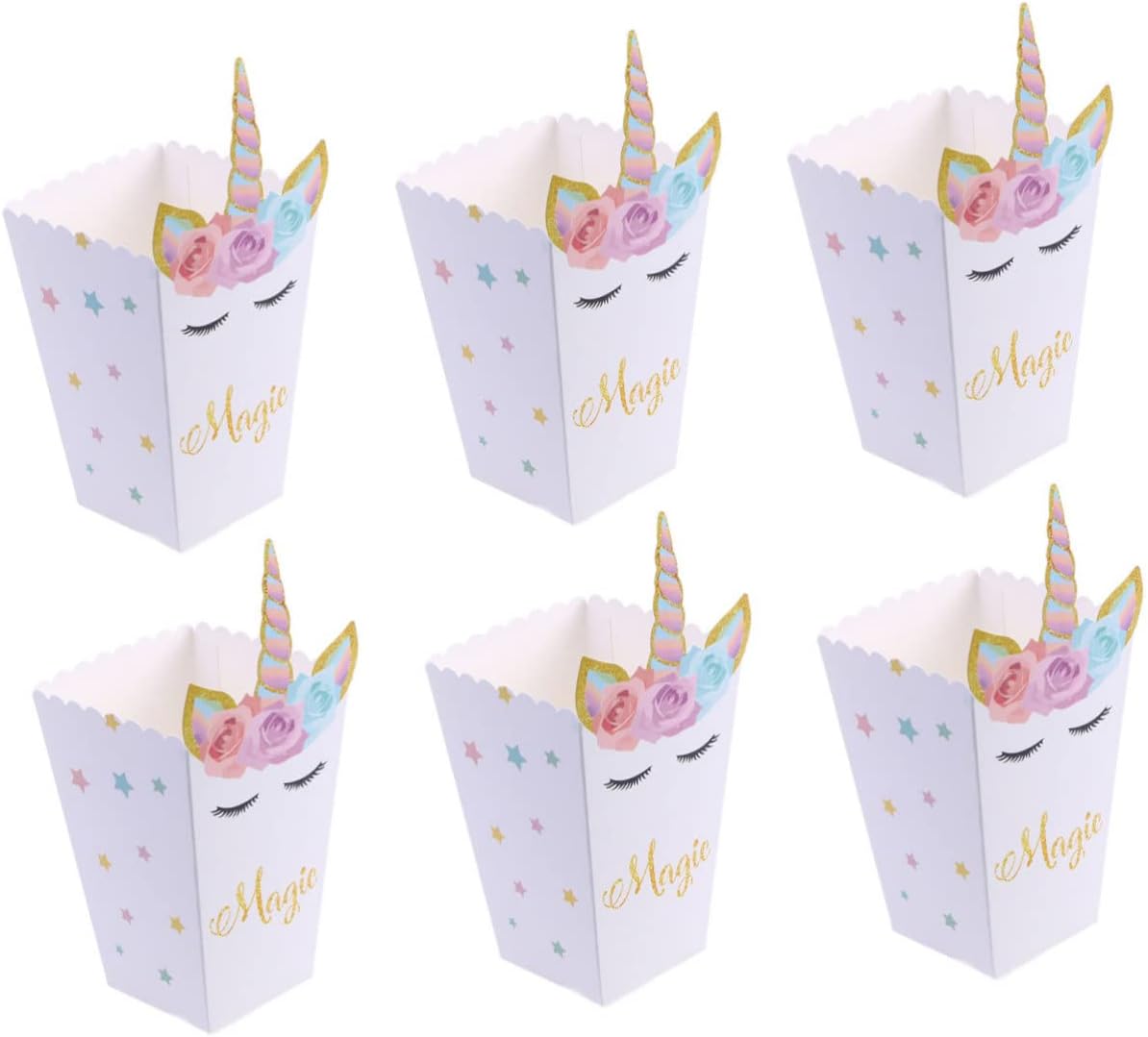 Bolsa de papel de palomitas de maíz, bolsa de comida de papel, contenedor de dulces para bebés, soporte para bolsa de palomitas de maíz, bolsa de