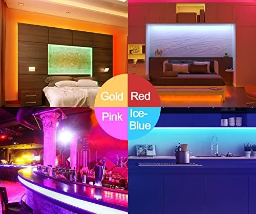 Xunata COB – Tira de luces LED, 6.6 ft6.6 pies, flexible, flexible, flexible, flexible, luces LED COB de 5 V, 320 LEDsm, color rosa, no impermeable,