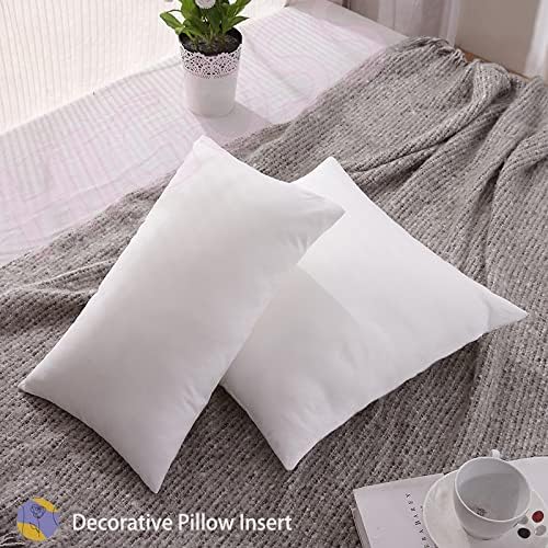 Cojín suave de 13.8 in x 13.8 in, relleno interior para cojín decorativo, cama, sofá, 14 x 14 pulgadas, fabricado en Estados Unidos