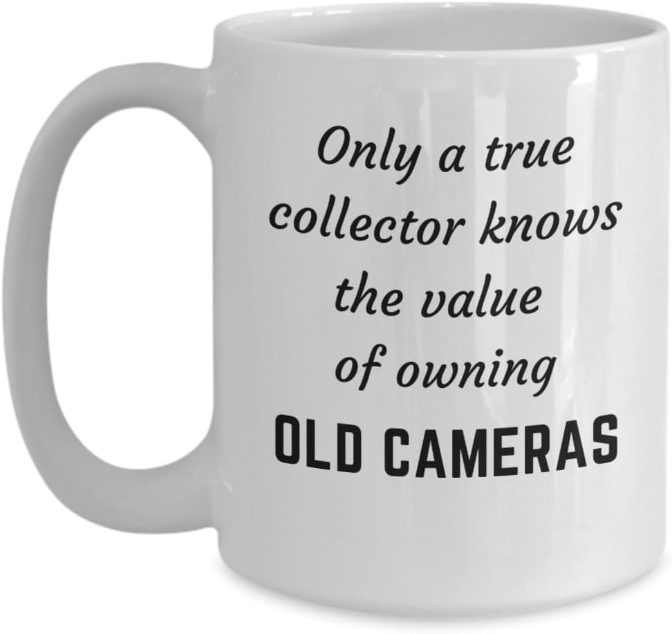 Old Camera Collector coffee mug