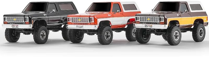 Helidirect FMS 124 FCX24 K5 Blazer RTR 4WD 5.0 mih Interruptor de 2 velocidades con transmisor RC de 2.4 GHz y receptor 2 en 1 – Juguete de control