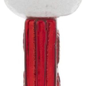 Adorno navideño de cristal PEZ con forma de globo de nieve Adorno navideño de cristal PEZ con forma de globo de nieve