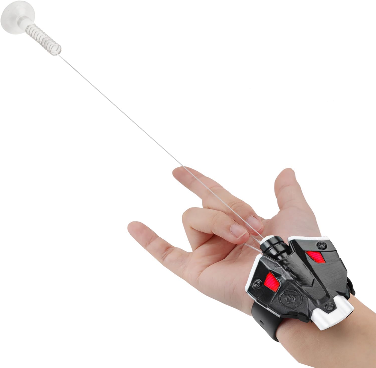 Web Launcher – Tiradores de cuerda, tiradores de telaraña, luz de inducción magnética, lanzador de cuerda, puede agarrar objetos pequeños, guantes