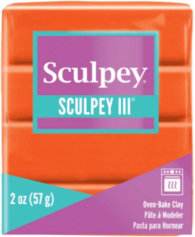 Sculpey III – Clay para hornear en horno (solo naranja)