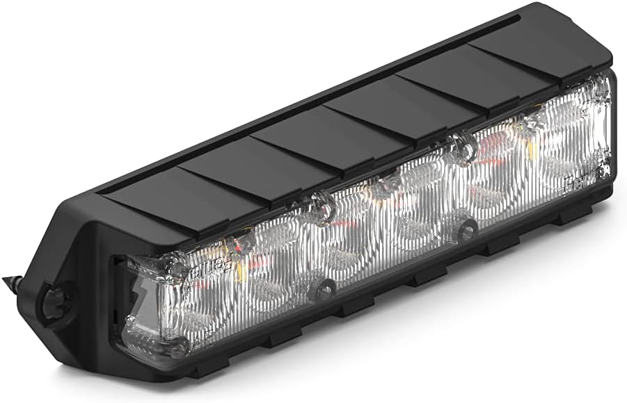 Feniex Industries – Luces de advertencia LED profesionales de montaje en superficie de Fusion-S (azul) para emergencias, obras públicas y grúas