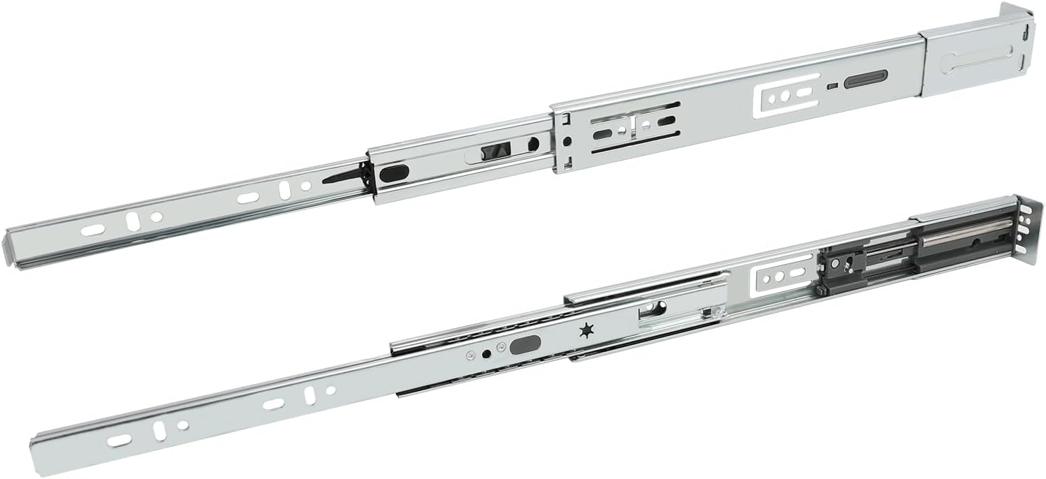 homdiy – 10 pares de soportes de montaje trasero de metal para cajones, soportes de cajón de gabinete para gabinete con marco frontal, 1.37 pulgadas