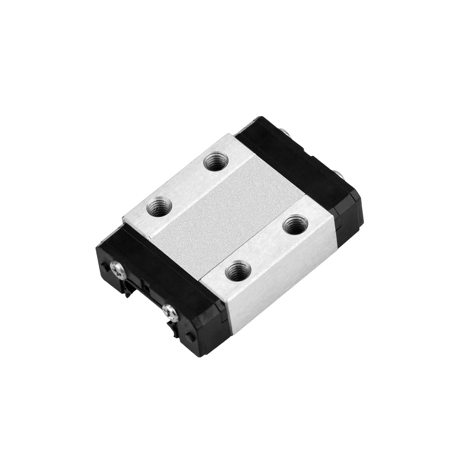 Guía de riel deslizante lineal MGN9 de 9.843 in con un bloque de carro MGN9C para impresora 3D y máquina CNC, negro (MGN9C, 9.843 in)