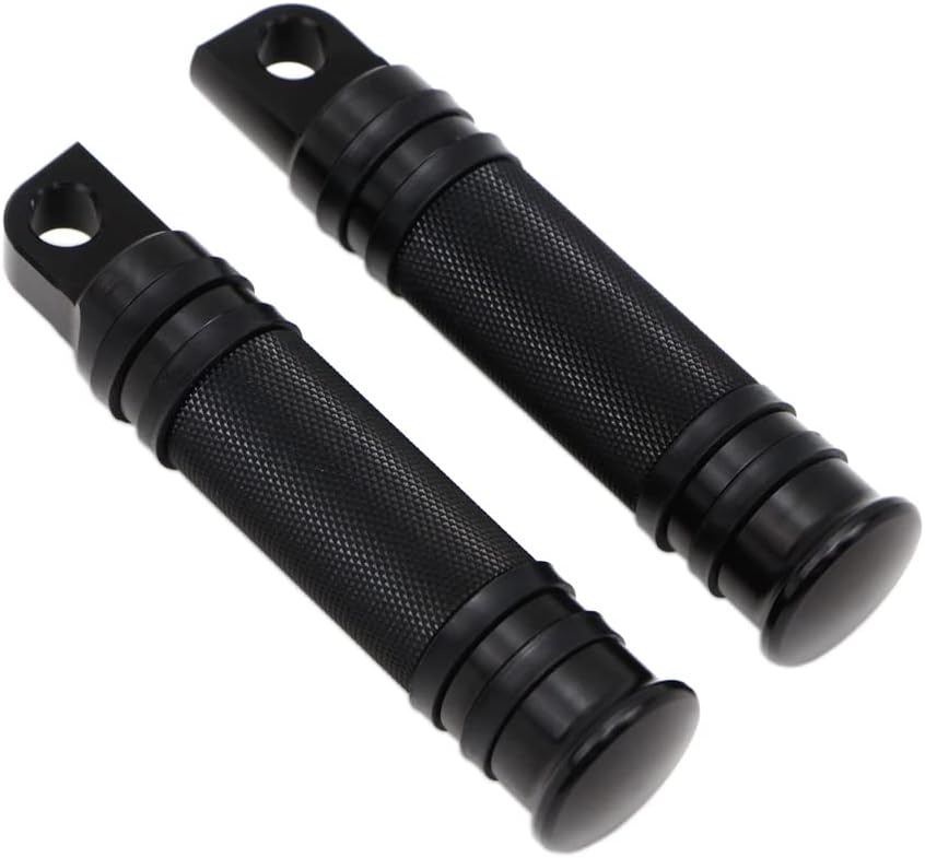 Juego de clavijas de palanca de cambios para motocicleta y reposapiés moleteado compatible con Harley-Davidson Sportster Dyna Touring macho con