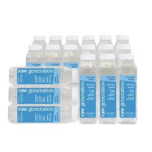 Raw Generation Agua de coco verdaderamente cruda Agua de coco embotellada 100% cruda y orgánica Alta en electrolitos Ultra hidratante Baja en Raw Generation Agua de coco verdaderamente cruda Agua de coco embotellada 100% cruda y orgánica Alta en electrolitos Ultra hidratante Baja en