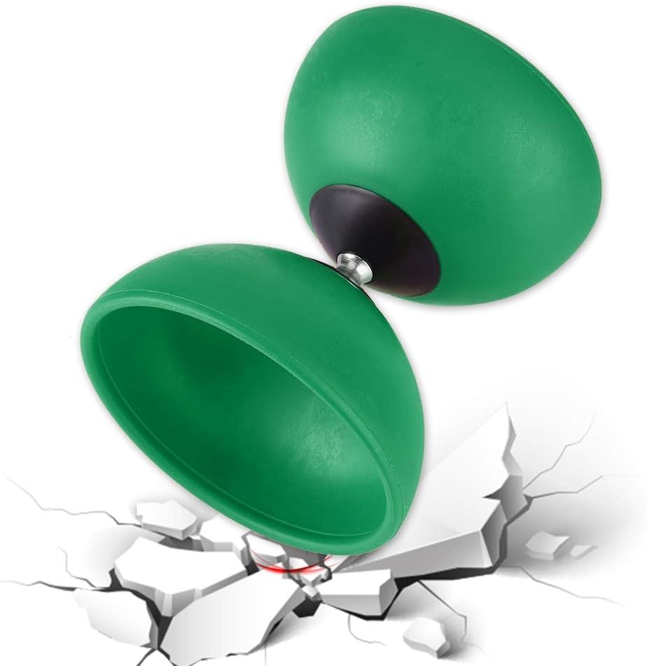 Diabolo Yoyo chino, malabares con palos de mano, delicado, Diabolo es adecuado para jóvenes y ancianos para ejercitar sus manos y brazos (verde)