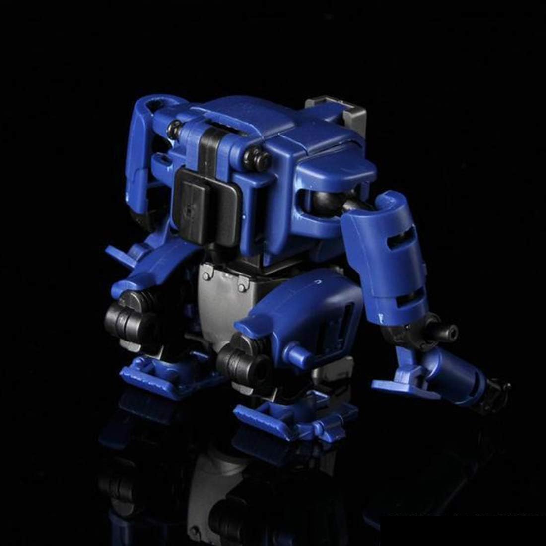 Scakbyer Mech – Kit de construcción de figuras de acción, 3.1 in, escala 160, robot de asalto, modelo MM001, azul océano