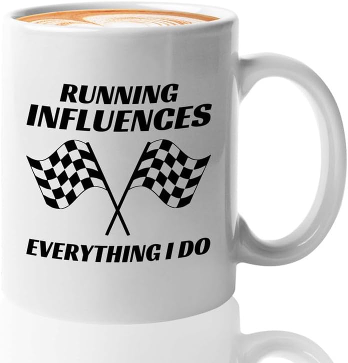 Racer Coffee Mug 11oz White – Everything I Do – Fuel Speed Racer Car Guys Circuit Automotive Racing Boy Gifts For Him Dad Men Boyfriend