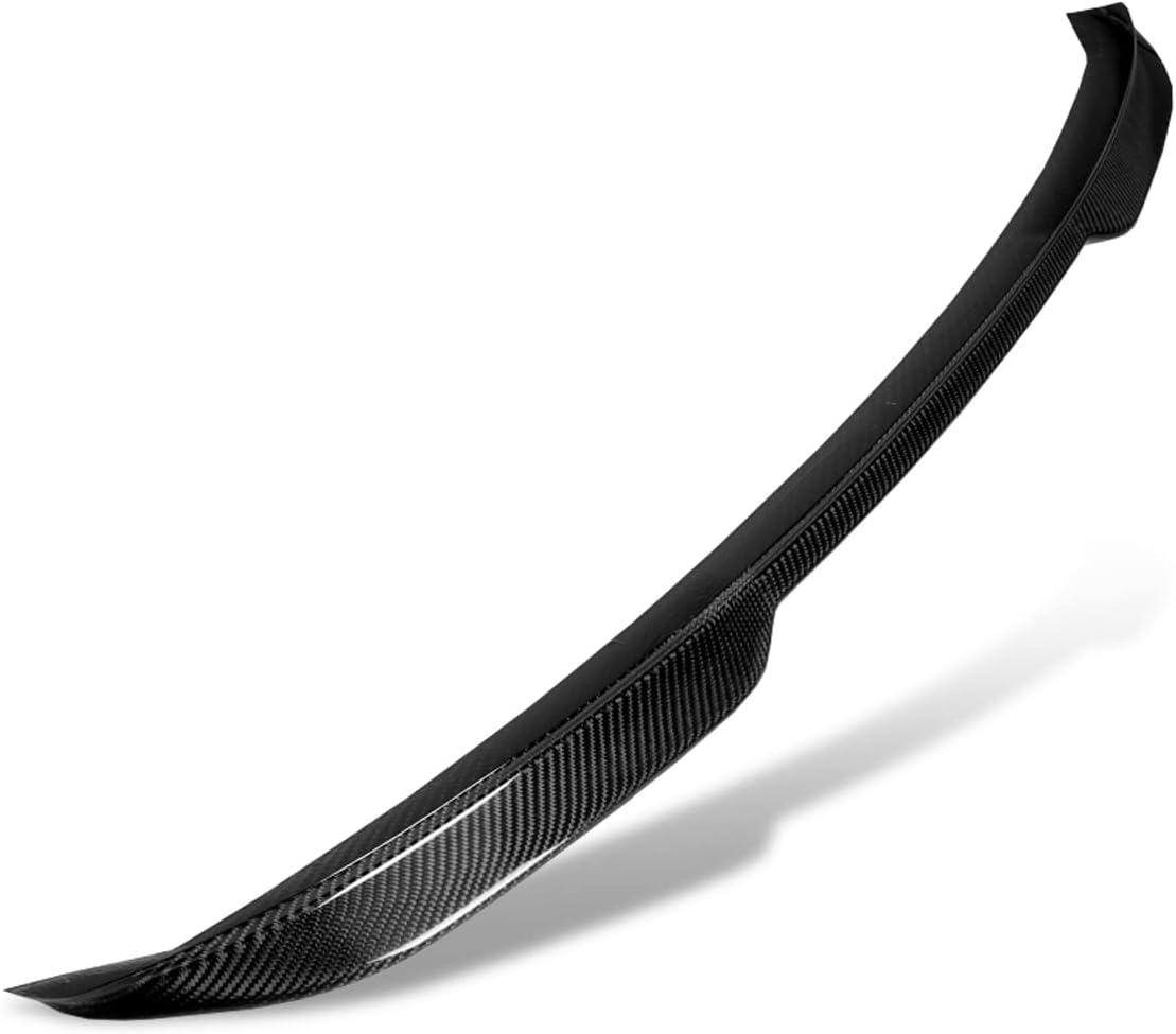 DNA MOTORING 2-SPC-6628-CF Alerón trasero de fibra de carbono estilo V compatible con Maxima 2016-2021, negro