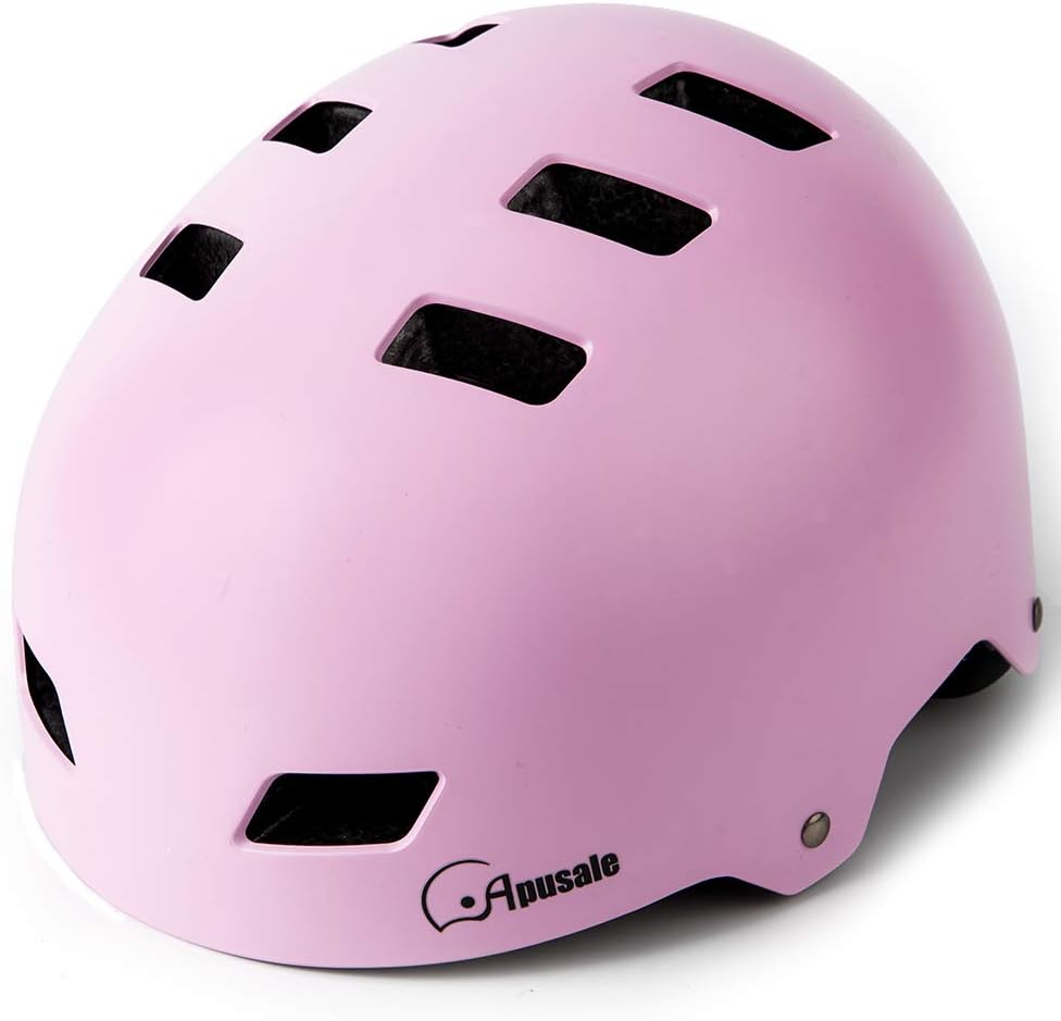 Casco de patineta de bicicleta, ajustable y multideportivo para patineta, 3 tamaños para adultos, jóvenes, niños pequeños