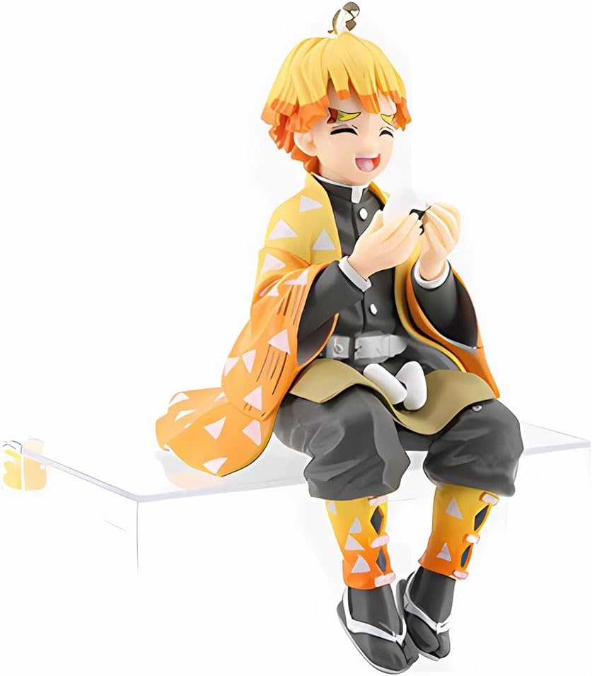 Agatsuma Zenitsu Figura de acción Comiendo Bolas de Arroz Serie Figuras de Demonio Monster Slayer Colección Ghost Slayer Juguetes Decoración de