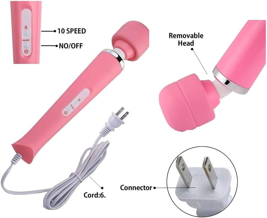 Masajeador eléctrico grande herramienta eléctrica para pies, cuello, espalda, mano, pierna, brazo, hombro, masaje para dolores de recuperación
