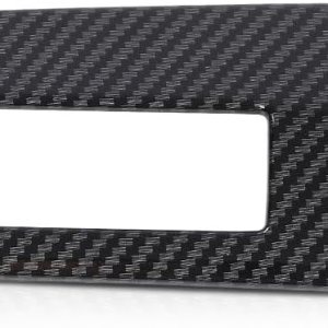 Cubierta de panel de visualización de fibra de carbono compatible con Chevrolet Corvette C8 2020-2022 Cubierta de panel de visualización de fibra de carbono compatible con Chevrolet Corvette C8 2020-2022