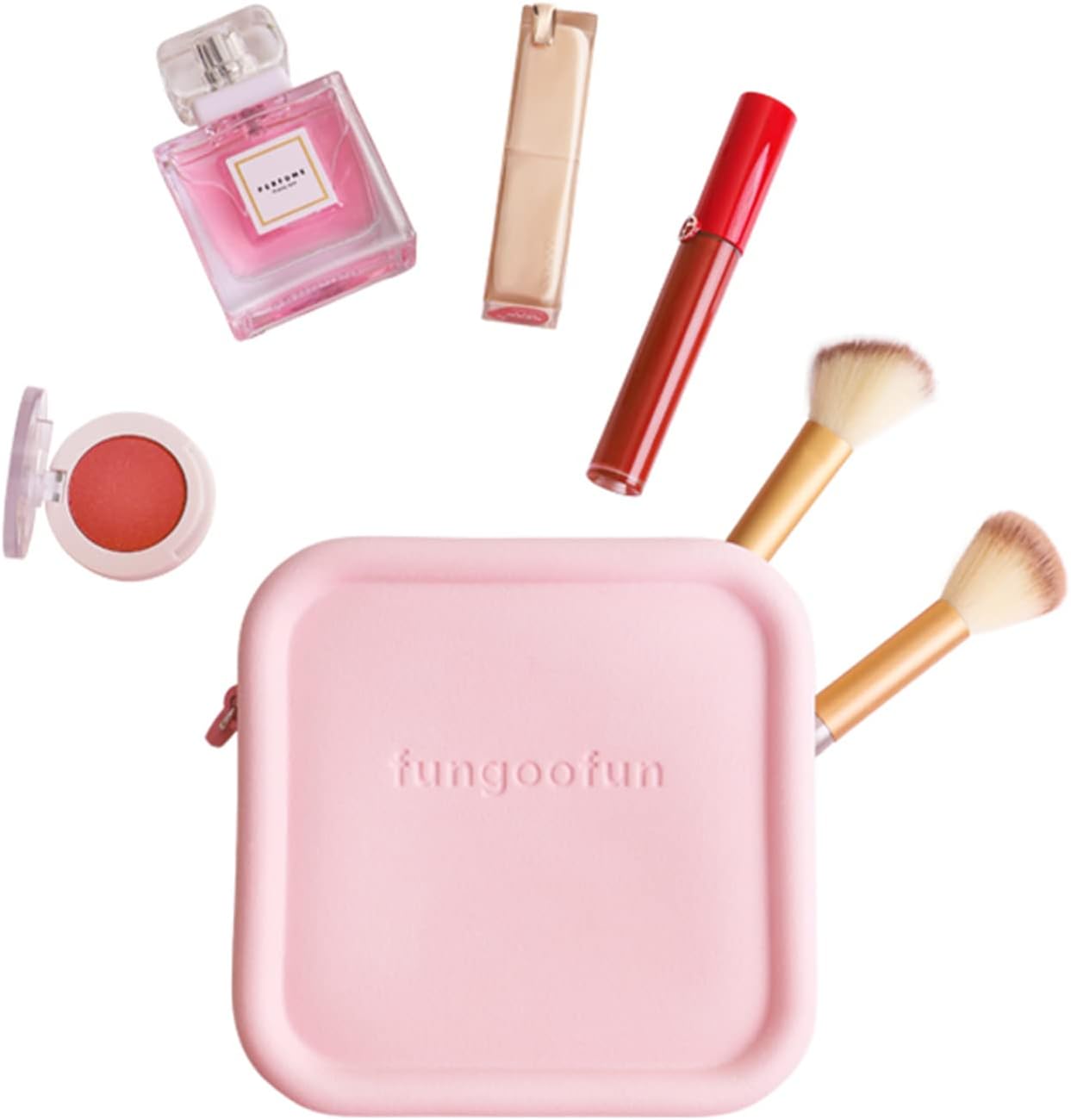 BUEAY Bolsa de maquillaje – Estuche de cosméticos para mujer, estuche de cosméticos, organizador de viaje, neceser para niñas, bolsa de cepillo de