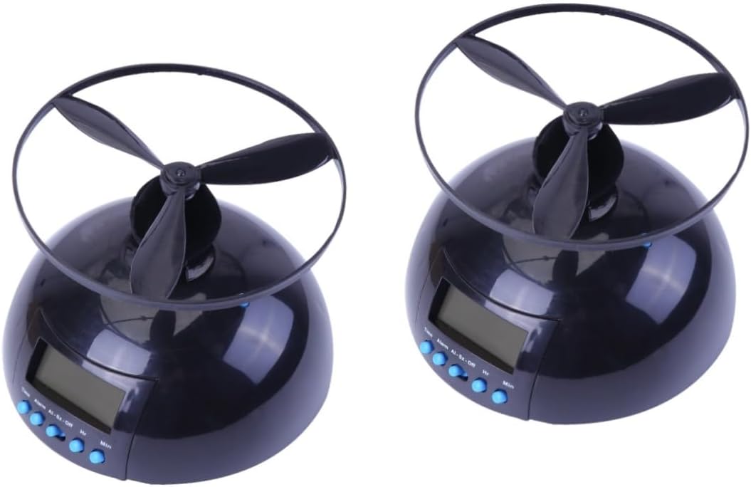 Reloj despertador para dormitorio, 2 uds, despertador, pantalla LED, helicóptero, despertador, reloj digital, reloj de batería, temporizador