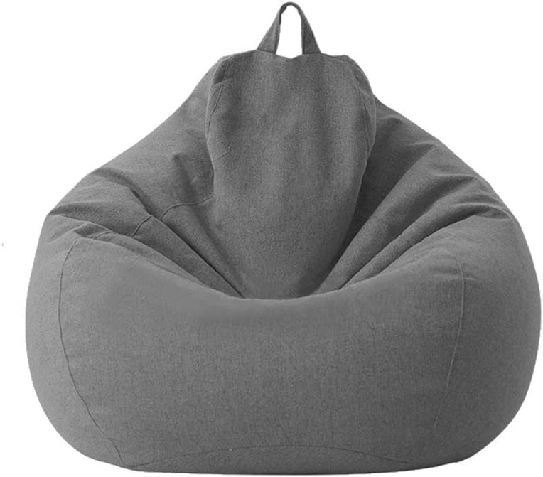 Puf de lona impermeable con diseño de animales de felpa, funda de sofá, organización de sala de juegos para niños