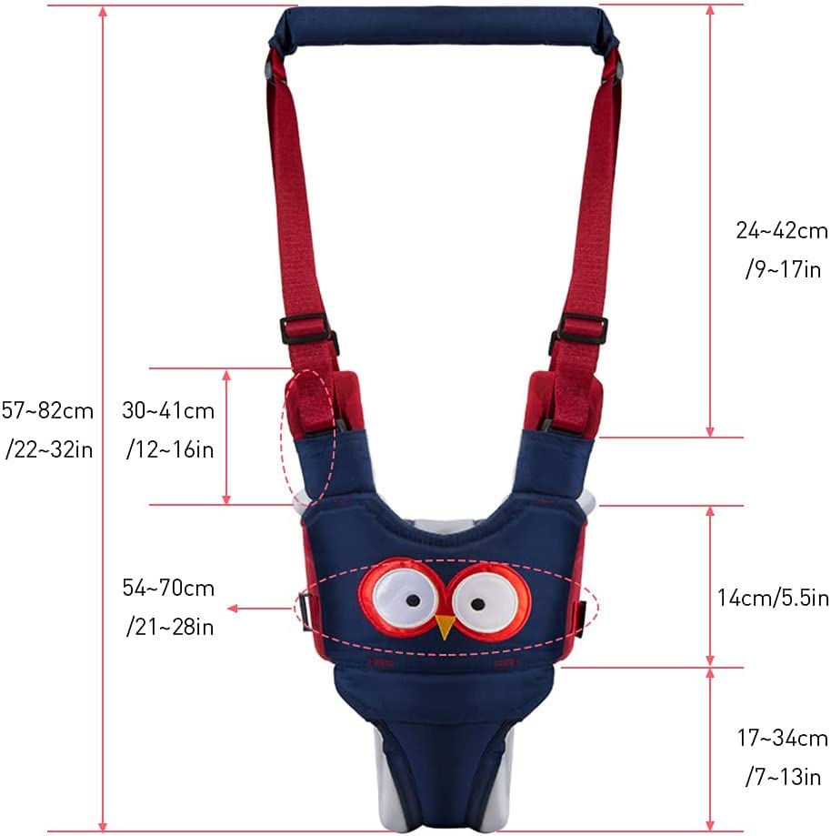 Asistente para caminar para bebés y niños pequeños, cinturón ajustable para caminar y arnés para bebés de 6 a 36 meses