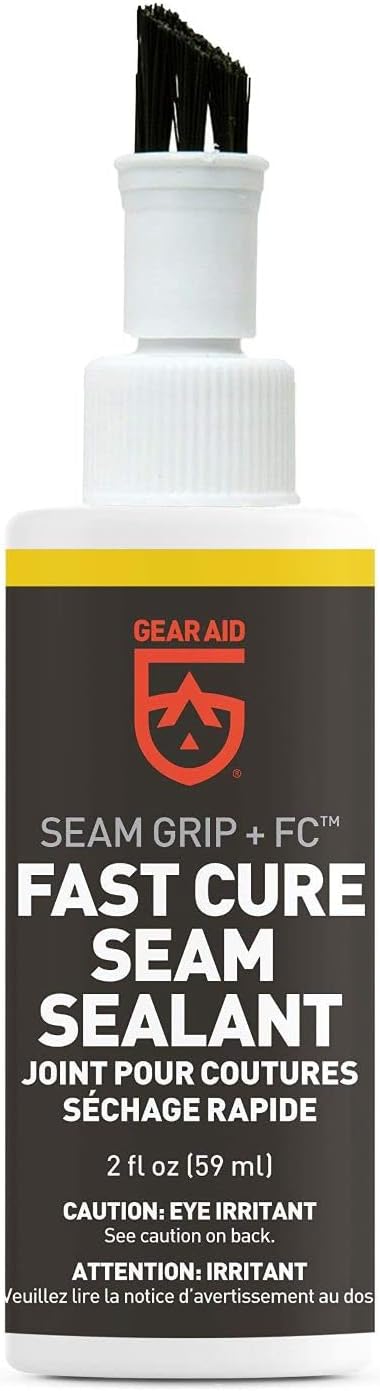 STAR BRITE Spray impermeabilizante, impermeable, repelente de manchas + protección UV, 64 onzas (081964) y sellador Gear AID Seam Grip FC de secado