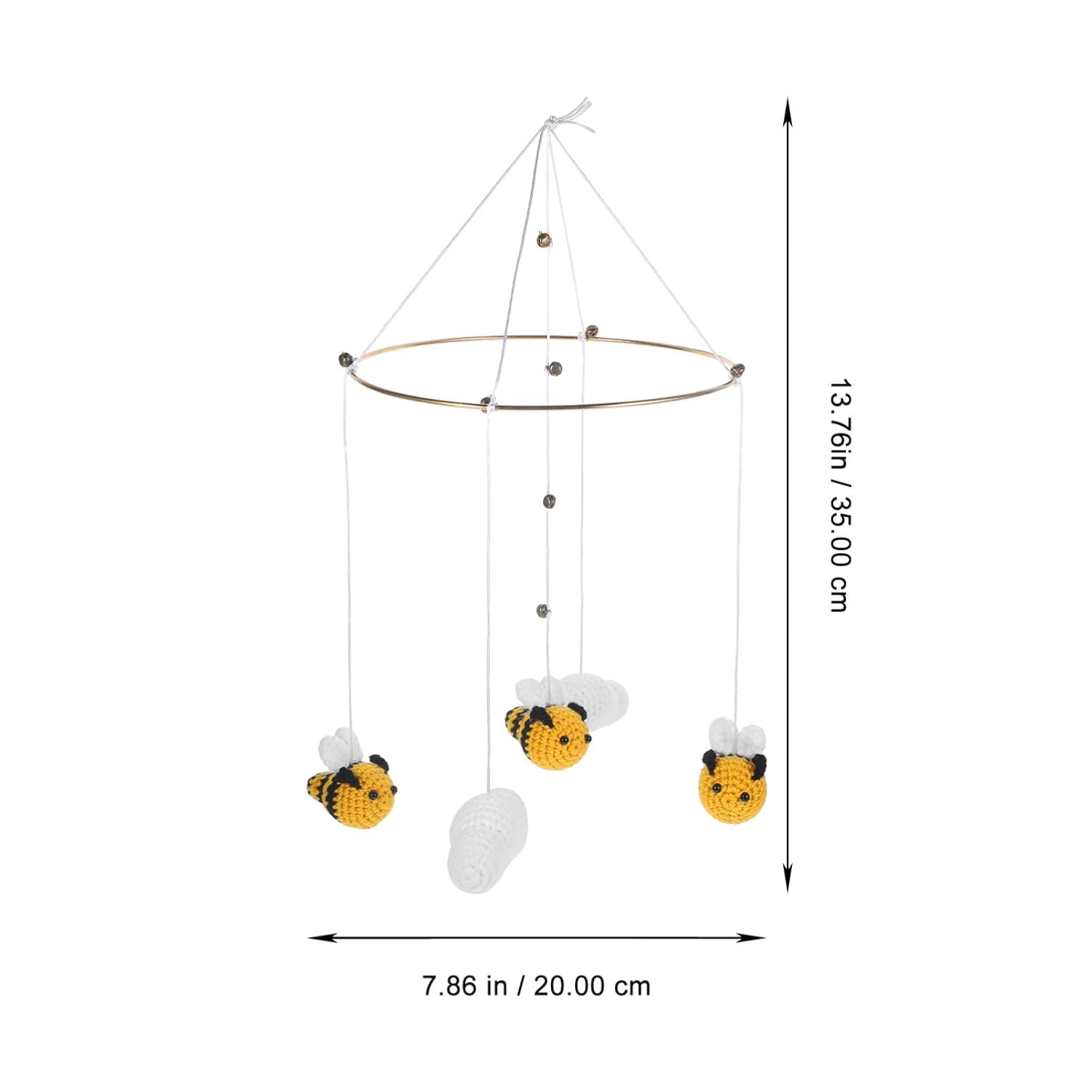 Cuna móvil para bebé, cuna móvil para niños y niñas, decoración bohemia para guardería, techo de bebé, decoración colgante de habitación