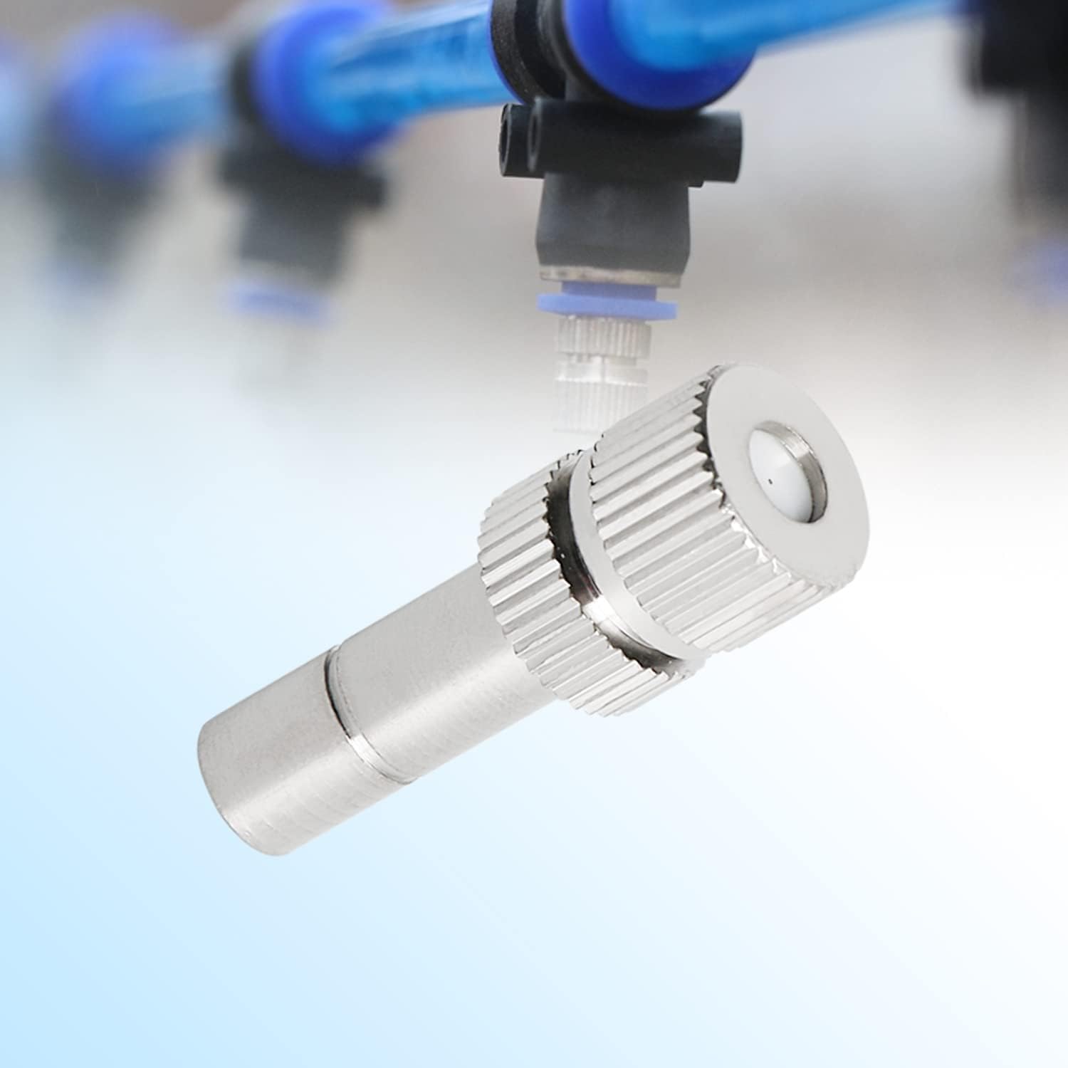 Aopin Boquillas de nebulización de 0.008 pulgadas de cobre ajustable de flujo de agua con conector rápido de 0.008in  0.008 pulgadas de orificio