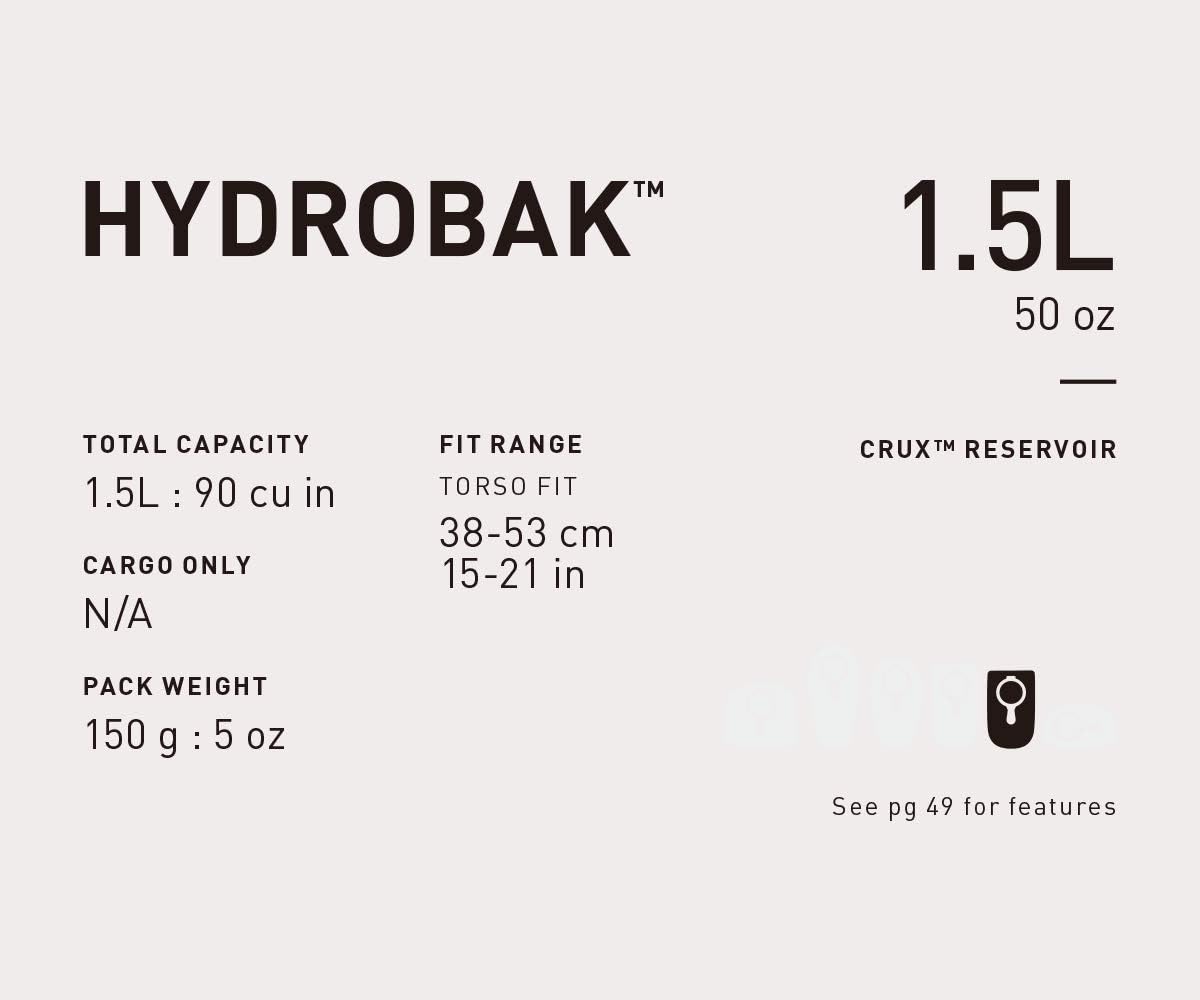 CamelBak Hydrobak Hydration Pack 50oz