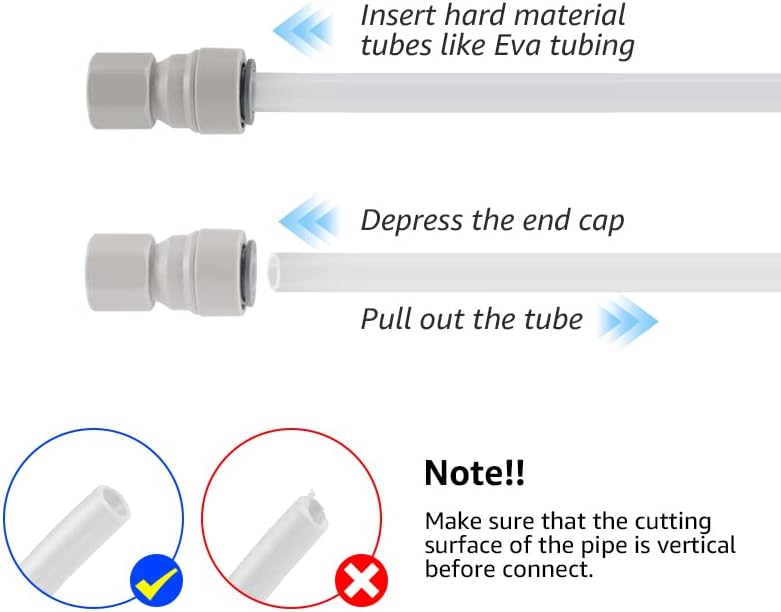 Homebrew – 6 unidades de dispensador de líquido de gas de barril de maíz para cerveza, conector de junta rápida para manguera de tubo de cerveza de