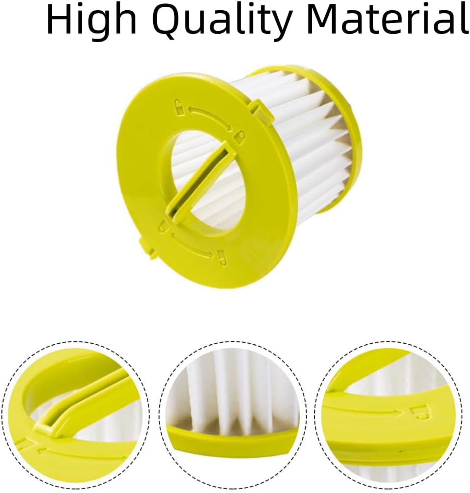 Filtro Hepa compatible con Ryobi PCL700 PCL704 CL705 (incluyendo PLC704K, PLC705K, PLC705B) 18V ONE+ PERFORMANCE – Juego de filtros reutilizables al