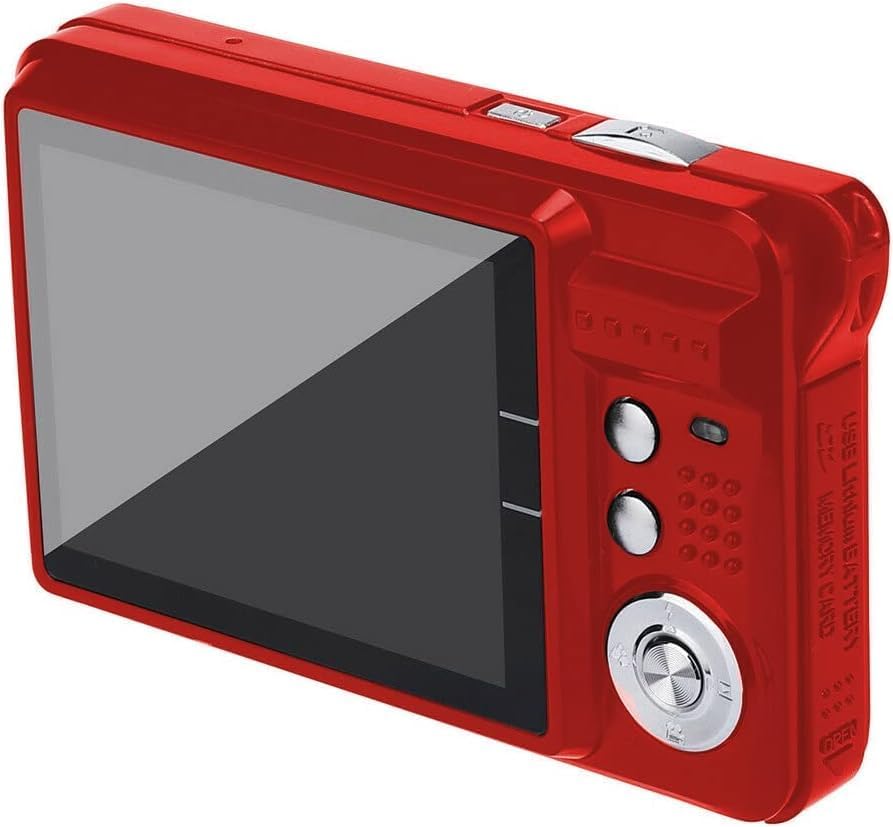 Kit de cámara digital de megapíxeles de 18 MP con pantalla LCD de 2.7 pulgadas, batería recargable, tarjeta SD de 32 GB, soporte para tarjetas,