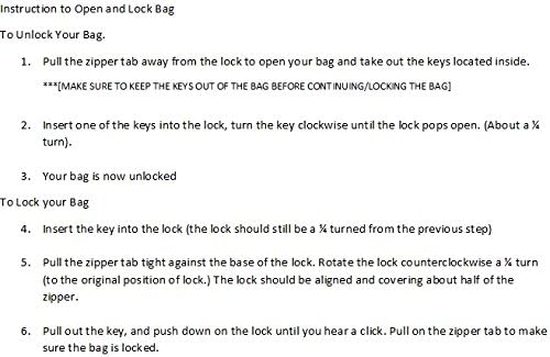 Bolsa HIPAA para documentos con bloqueo 16 x 20 con asas (negro)
