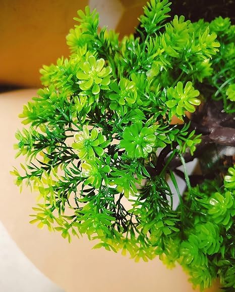 Árbol bonsái artificial, planta bonsái artificial para decoración del hogar, plantas de interior, árbol de gran tamaño con maceta
