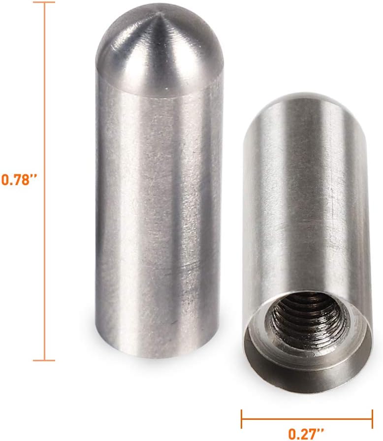 Savadicar Guías de pasador de bisagra de puerta de acero inoxidable para Jeep Wrangler JK JL y Gladiator JT 2007-2022 de 24 puertas (8 piezas)