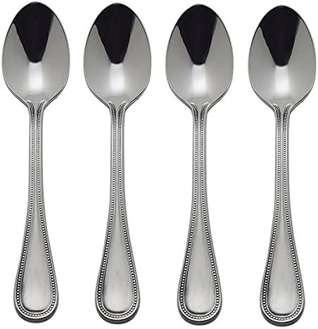 Towle abalorio envejecido 1810Acero Inoxidable 614″ cucharadita (Conjunto de cuatro)