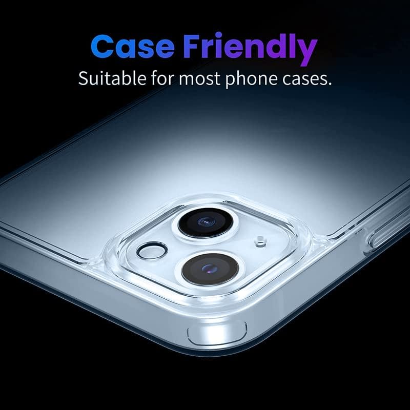 Protector de lente de cámara trasera trasera de vidrio templado para iPhone 1313 Mini – Protector de cobertura completa transparente HD