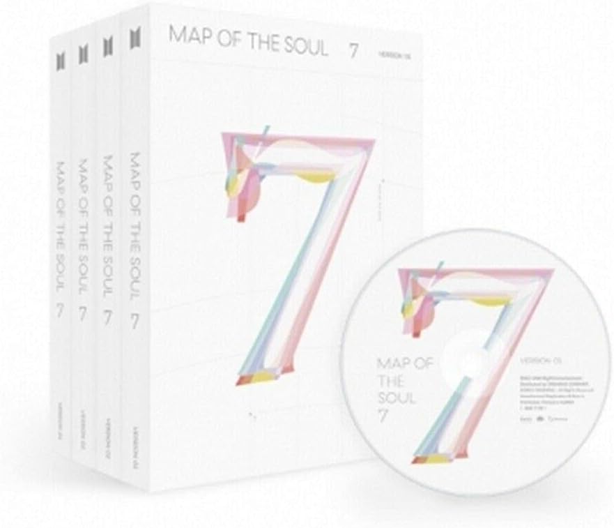 “NA” BTS MAP OF THE ALMA 7 Álbumes al azar Ver. CD+36p Photobook+20p Mini libro+52p Lyric Book+Photocard+Postal+Pegatina+Papel para colorear+Tarjeta