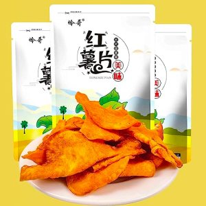 Rebanadas de camote secas crujientes, batata seca hecha en granja 7.58 ozbolsa, aperitivos de frutas y verduras listas para comer, veganos, Rebanadas de camote secas crujientes, batata seca hecha en granja 7.58 ozbolsa, aperitivos de frutas y verduras listas para comer, veganos,