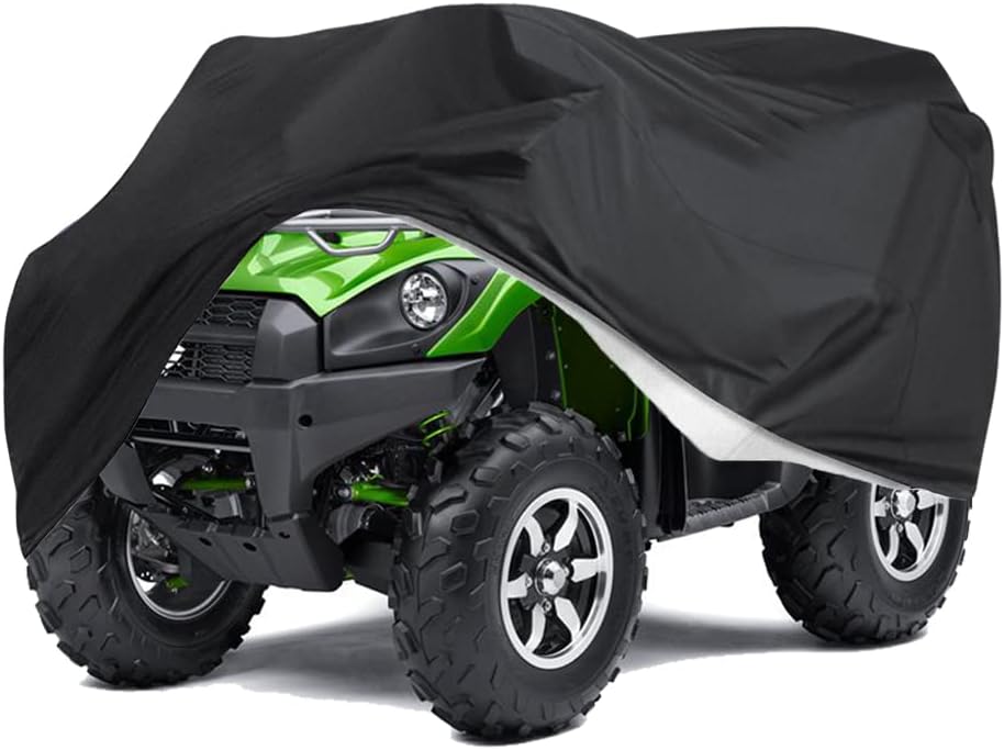 Funda impermeable para cuatrimoto con dobladillo elástico para Kawasaki, Arctic Cat, Honda, Polaris, Yamaha para todo tipo de clima, protección de 4