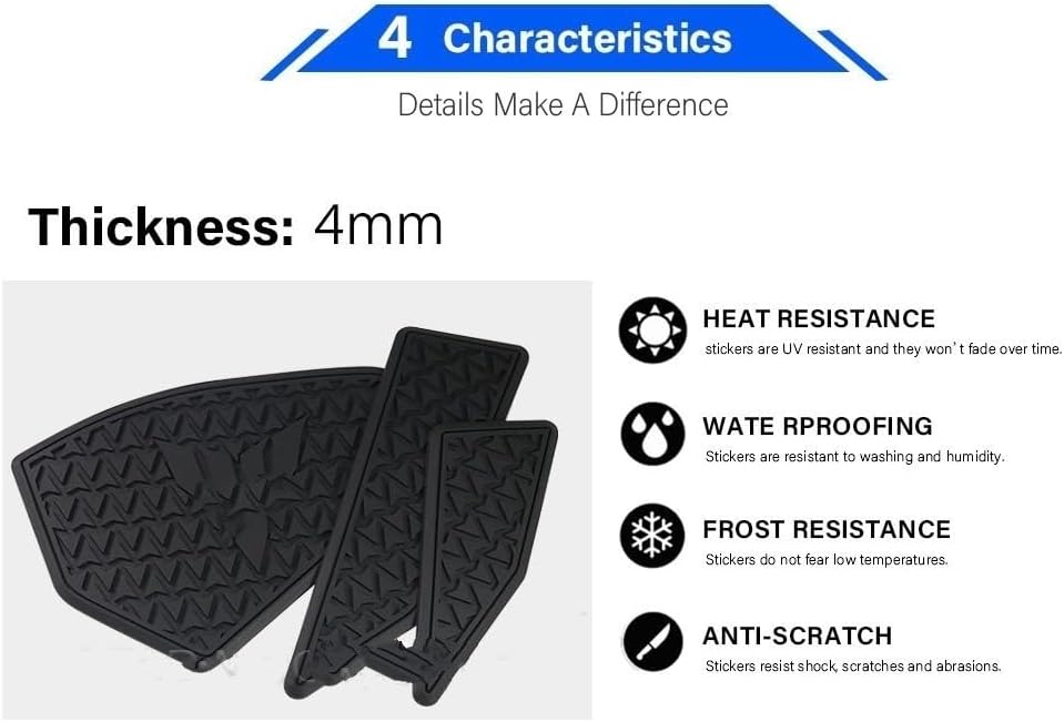 Adhesivo adhesivo para depósito de combustible para Y&AMAHA MT03 MT 03 MT-03 MT-25 MT25 MT 25 2020-2022 Adhesivo para tanque de combustible de