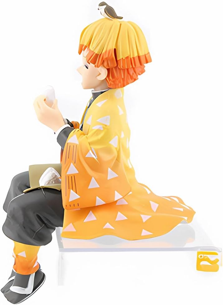 Agatsuma Zenitsu Figura de acción Comiendo Bolas de Arroz Serie Figuras de Demonio Monster Slayer Colección Ghost Slayer Juguetes Decoración de